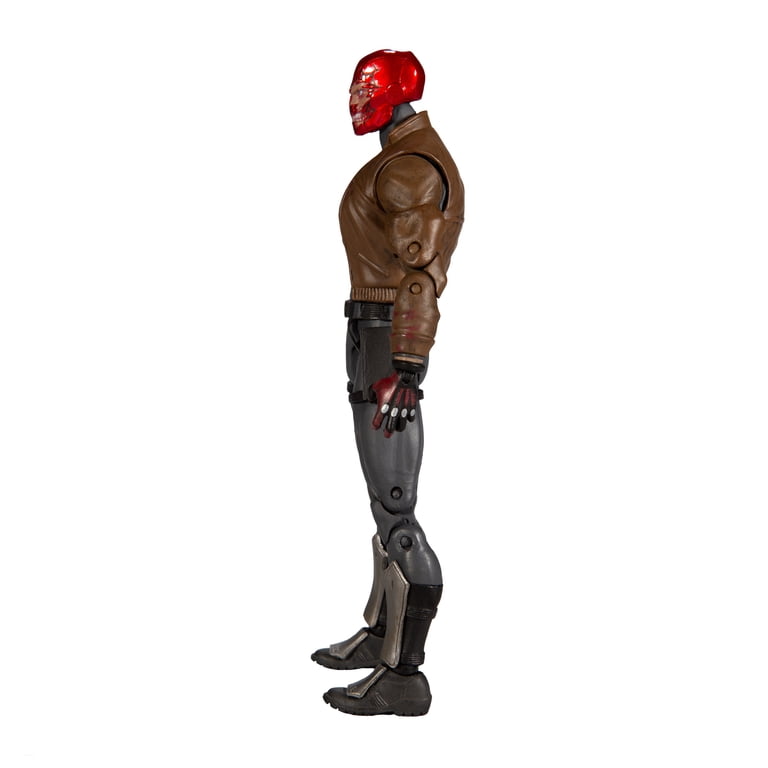 Bizak McFarlane Red Hood Collector Edition – Figura 18 Cm, DC Multiverse, Edizione Platino, Ultra Articolata, Con Accessori E Base