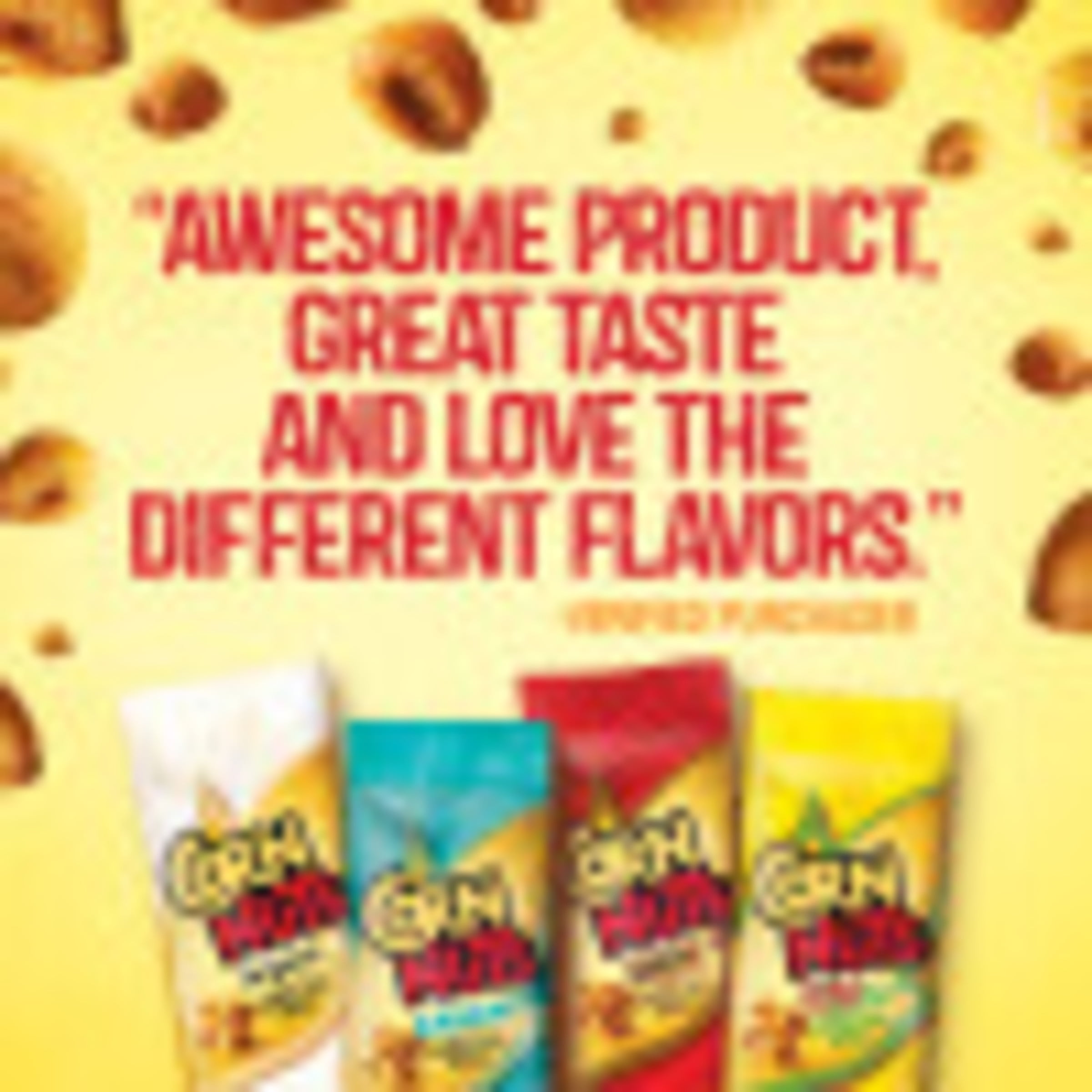 Corn Nuts Original, Ranch, BBQ & Chile Picante Con Limon Crunchy Corn Kernels Variety Pack, 24 ct Box, 1.7 oz Packs