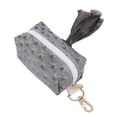 thumbnail image 1 of Poop Bag Dispenser, Easy To Use PU Zipper Poop Bag Holder  For Outdoor For Dogs Premium Gray, 1 of 8
