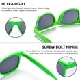 thumbnail image 4 of Lentes de Sol QYVEWY Retro 70s 90s para Adultos Dorados (20 Pares), 4 of 6