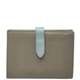 thumbnail image 1 of Pre-Owned Celine Medium Strap Wallet, Bifold Beige, Blue Leather, Women's, CELINE (Good), 1 of 12