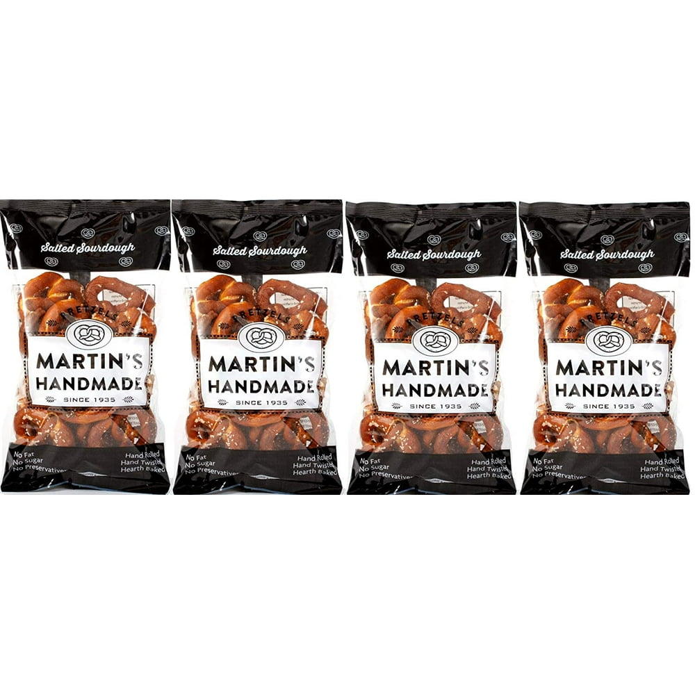 Handmade Martin's Pretzels (Classic Pretzel 8oz 4 packs ) Walmart