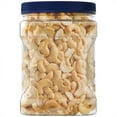 thumbnail image 6 of PLANTERS Deluxe Salted Whole Cashews, Party Snacks, Plant Based Protein, 33 oz Plastic Jar, 6 of 15