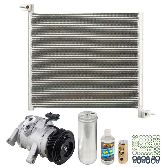 A/C Kit w/ AC Compressor Condenser & Drier For Dodge Durango 3.7L V6 & 4.7L V8 2004 2005 2006 2007 - BuyAutoParts