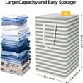 1 PCS Freestanding Laundry Hamper Collapsible Tall Clothes Hamper With