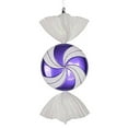 thumbnail image 1 of Vickerman 18.5 Pouces Ornement de Noël Tourbillon Plat Violet-Blanc, 1 of 2