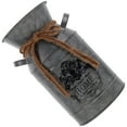 thumbnail image 5 of Yongwei Vintage Galvanized Milk Can Vase with Handle Rope - Rustic Farmhouse Decor, 5 of 10