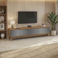 thumbnail image 1 of Mueble TV 85" 3 Puertas 218cm Canela/Gris Kappesberg, 1 of 11