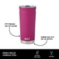 thumbnail image 4 of BUILT Torrent 20 oz Double-Wall Insulated Stainless Steel Tumbler Water Bottle, Magenta, 4 of 15