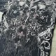 thumbnail image 2 of Camiseta de manga corta con estampado de calavera y Cruz para mujer, camisa de cuello redondo, estilo Hip Hop, gótico, Y2K, 2 of 3