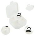 thumbnail image 3 of Unique Bargains Stylish Jewelry Box With Hooks And Compartments White, Black, 3 of 5