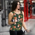 thumbnail image 6 of Bixox Women's Forest Squirrel Printed Sleeveless Fitness Workout Running Quick-Dry Tank Top, 6 of 7