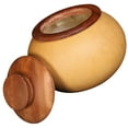 thumbnail image 6 of Raindrops Wood Tea Canister Simple Design For Tea Shop 1Pack 2.6x2.4x2.4in, 6 of 8