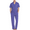 Purple, variant on ANLIQI Men's 100% Cotton Pajamas Set Button Down Sleepwear Short Sleeve and Long Pants Pjs (Purple,XL)