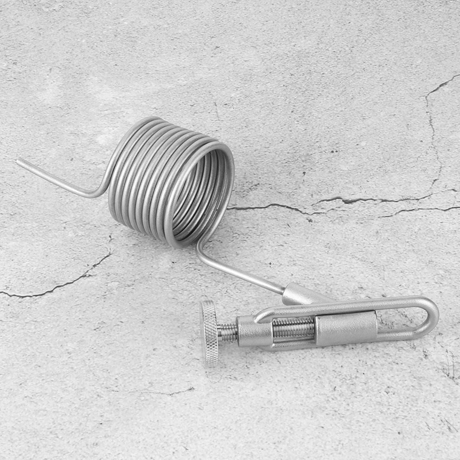 304 Stainless Steel Sampling Coil Defoamer For Beer Brewing - Homebrew Fermenter Accessory, Silver