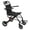 A, variant on WETS Lightweight Foldable Manual Wheelchair - Transport Chair for Adults & Elderly, Suitable for Narrow Doorways, Travel-Friendly, Supports up to 220lbs, with Pull Bar for Easy Mobility AA