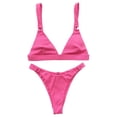 thumbnail image 3 of Two Piece Swimsuits Tankini Bikini Top And High Waisted Bottom Swimsuit For Beach Pool Bathing Suites Womens plus Striped Shorts Set Women Women Swim Shorts And Bikini Top Women Two Piece Swimsuit, 3 of 4
