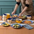 thumbnail image 5 of Wisenvoy Plates and Bowls Sets Dish Set Ceramic Dinnerware Sets Plate Set Porcelain Dishes Set for 4 Dinner Plates, 5 of 6