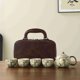 thumbnail image 1 of Ru ware Xishi teapot, one teapot and four cups gift box tea set, complete tea set, 1 of 4