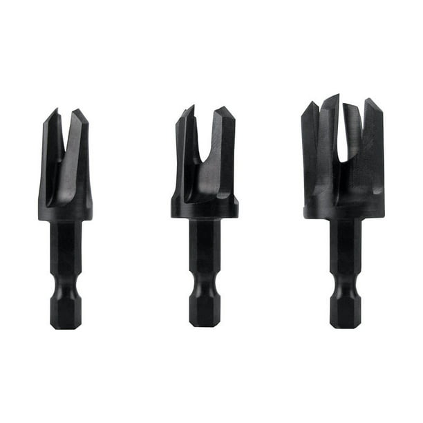 Make It Snappy Tools Steel Tapered Plug Cutter Set 3 pc. - Walmart.com