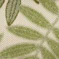 thumbnail image 3 of Nourison Aloha Indoor/Outdoor Ivory Green 5'3" x Round Area Rug (5 Round), 3 of 9