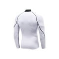 thumbnail image 5 of Biekopu Men’s Long Sleeve Workout Tops Mock Neck Slim Fit Compression Shirts Outdoor Athletic Tops, 5 of 5