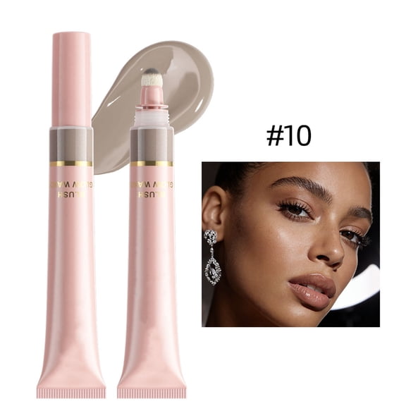 Liquid Contour for Cheeks, Sponge Tip Tube Liquid Contour, Cheek Contour Makeup, Buildable Liquid Cheek Contour for Natural 3D Facial Look, Portable Tube Liquid Contour for Daily Travel Makeup