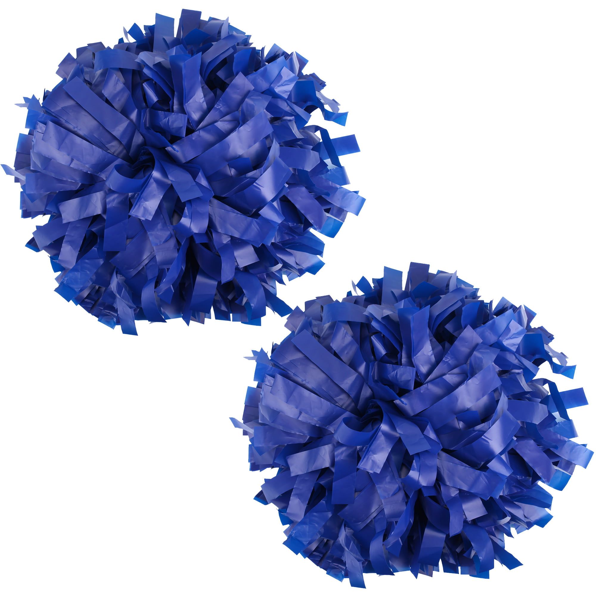 Large Royal Blue Poms, Large Dark Blue Poms