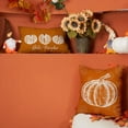 thumbnail image 4 of Fall Pillow Covers 12x20 Inch Fall Autumn Thanksgiving Orange Pumpkins Lumbar Pillow Covers Polyester Fall Decoration for Home Couch YZT71A-12, 4 of 6