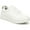 White/Tan, variant on Shoes Womens Essential Faux Leather Slip On Fashion Sneakers