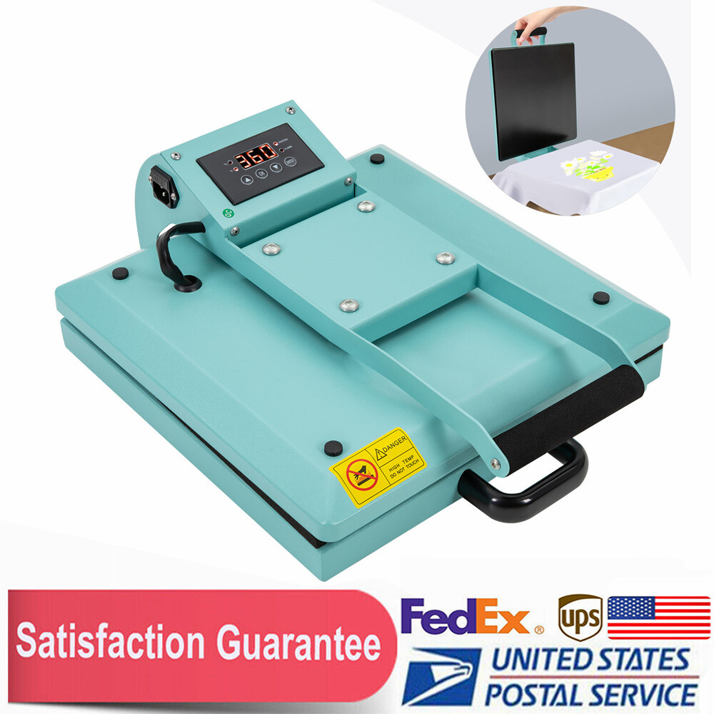 DENEST 15"X15" DIY Digital Clamshell T-shirt Heat Press Machines Sublimation Transfer