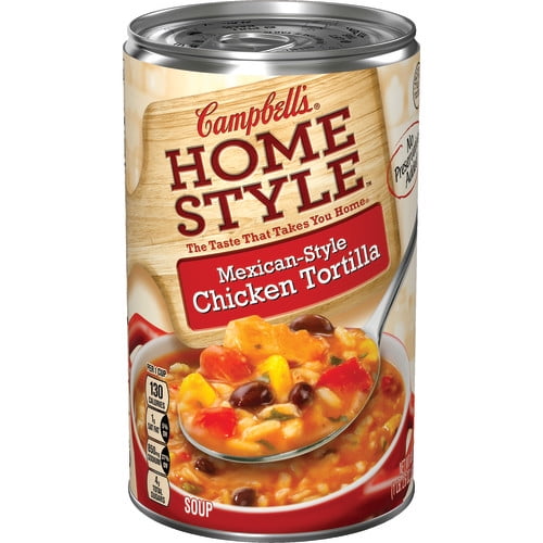 Campbell's Homestyle Mexican-Style Chicken Tortilla Soup, 18.6 oz ...