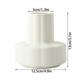thumbnail image 3 of COM1950s Roman Column Vase with Detachable Base,Plastic Flower Vase for Home Decor,Classic White Vase for Faux Flower Arrangement and Table Centerpiece, 3 of 7