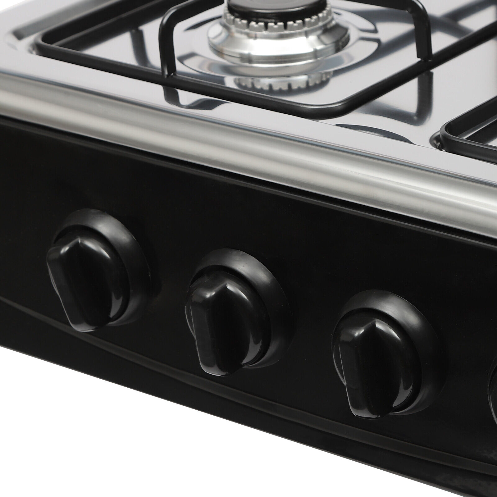 Portable Gas Stove 4-burner & Support Leg Stand &wind Blocking Cover BBQ Outdoor