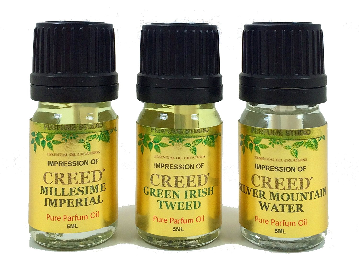 Perfume Studio oil IMPRESSION of Creed* Perfume 3 Piece Bundle of