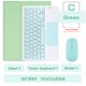 thumbnail image 1 of Teclado inalámbrico ratón mágico para iPad Pro 11 funda 2021 2020 Air 4 10,2 9th 8th generación funda Mini 6 Air 2 teclado bluetooth Deng Xun unisex, 1 of 2