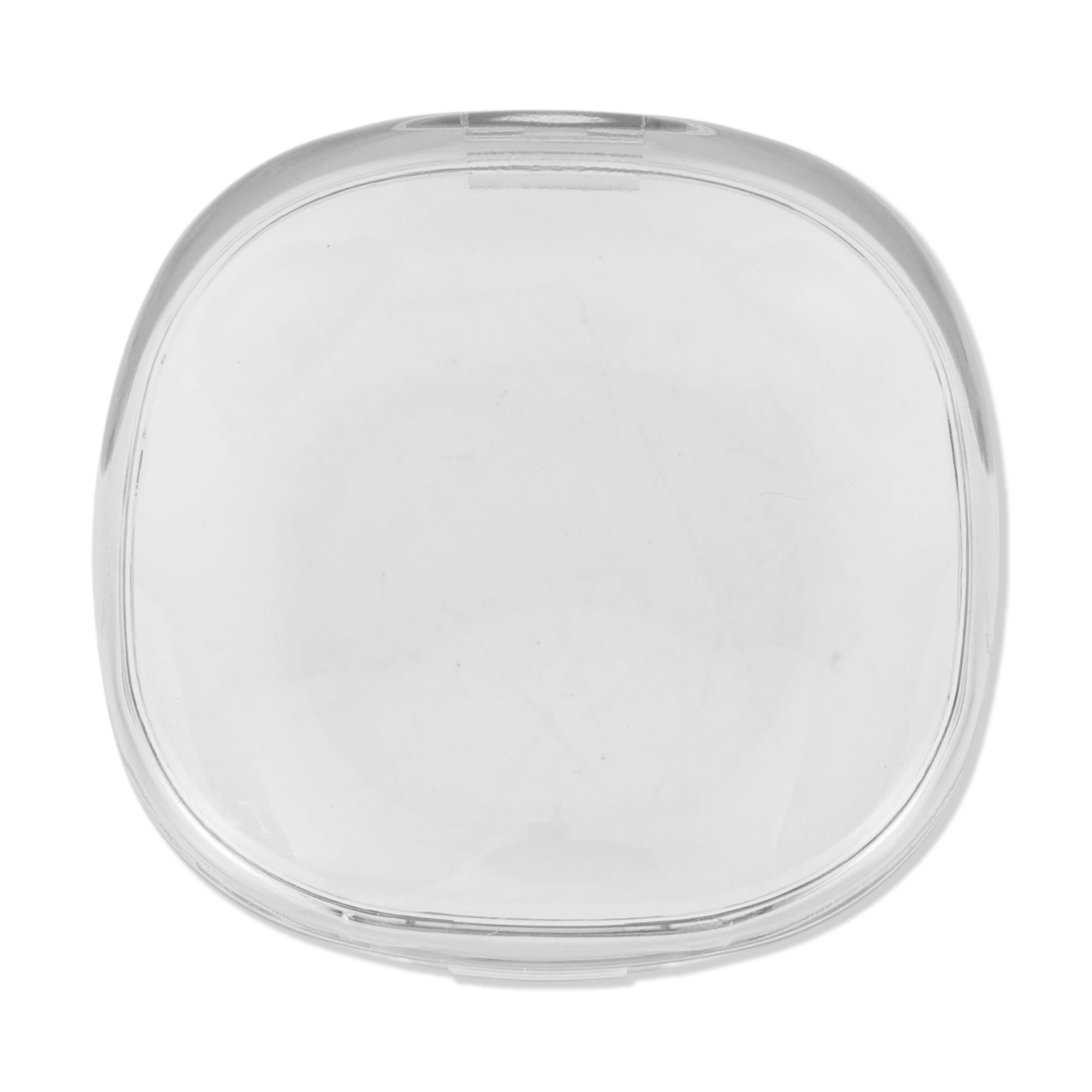 Unique Bargains Portable Clear Square-Round Retainer Case Braces Box1 Pc Transparent White