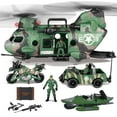 thumbnail image 1 of Set de juguetes JOYIN para helicópteros militares 10 en 1 con luz y sonido para niños, 1 of 1