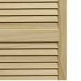 thumbnail image 2 of AWC Exterior Wood Window Shutters Louvered 15"wide x 63"high Unfinished, 2 of 6
