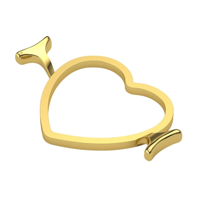 Molde de sello de cera de metal para decoración de regalos, tarjetas de bricolaje, sobres, invitaciones de boda, etc. corazón de oro