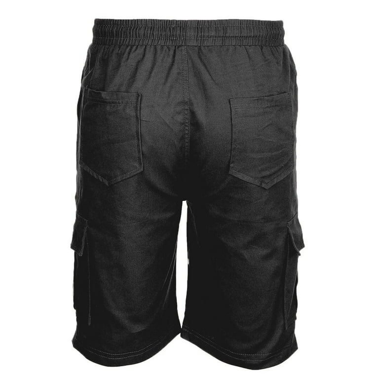 Big And Tall White Cargo Shorts