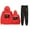 Red, variant on Lil Skies Too Much Too Fast Tour Sweatsuit Fashion Hoodies Jogger Pants 2 Pieces Sets