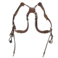 thumbnail image 3 of Camera Adjustable Double Shoulder Leather Harness Camera Shoulder Strap Photography Accessories Workhe, 3 of 9