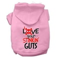 thumbnail image 6 of Pet, Dog  Cat Hoodie Screen Printed, "Love Your Stinkin Guts", 6 of 11