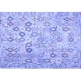 thumbnail image 1 of Ahgly Company Machine Washable Indoor Rectangle Southwestern Blue Country Area Rugs, 8' x 10', 1 of 4
