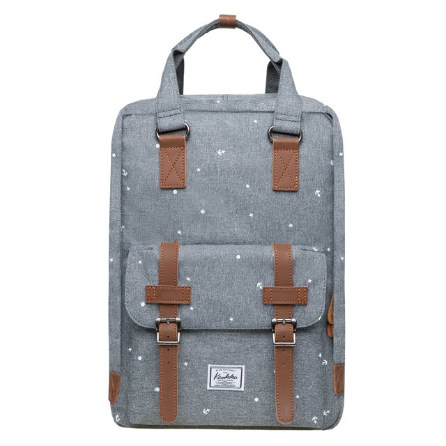 KAUKKO Sac à Dos en Tissu Oxford Élégant Sac à Dos de Voyage Sac de Randonnée Léger Sacoche