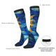 thumbnail image 4 of Fotbe Sunflower Starry Night Vibes Calcetas Divertidas Estampadas para Hombre y Mujer, Calcetas de Algodón hasta la Rodilla para Caminar, Correr, Enfermería y Embarazo, 4 of 6