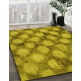 thumbnail image 3 of Ahgly Company Machine Washable Indoor Rectangle Transitional Dark Yellow Green Area Rugs, 8' x 12', 3 of 7