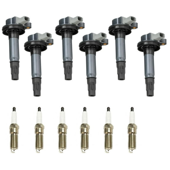 6 Direct Ignition Coil & Spark Plugs For Ford Flex & Taurus 3.5L Turbo 10-2012