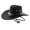 Black-LrP7E, variant on OJSFQUFP Cowboy Hat for Women and Men with Shapeable Wide Brim Cattleman Western Hats for Cowboys